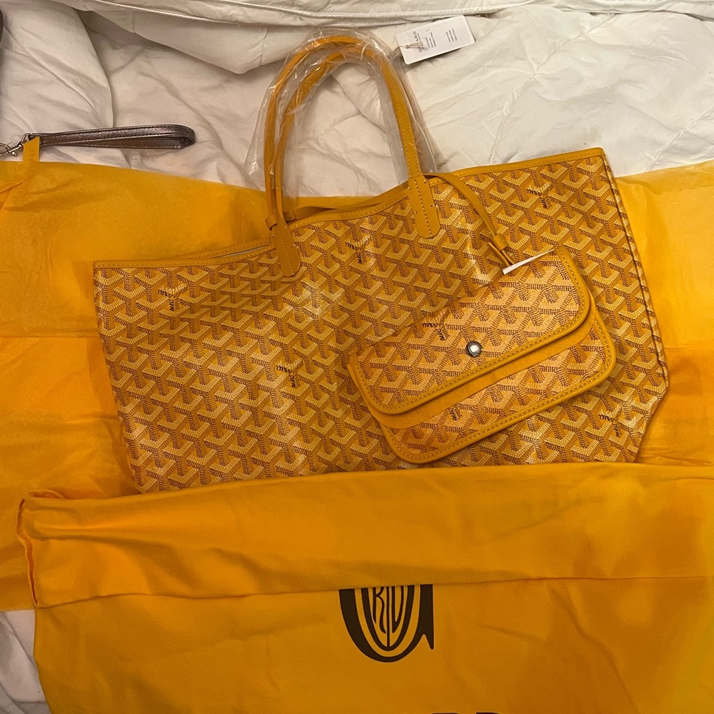 Brand new (in bag) Goyard St Louis PM Yellow